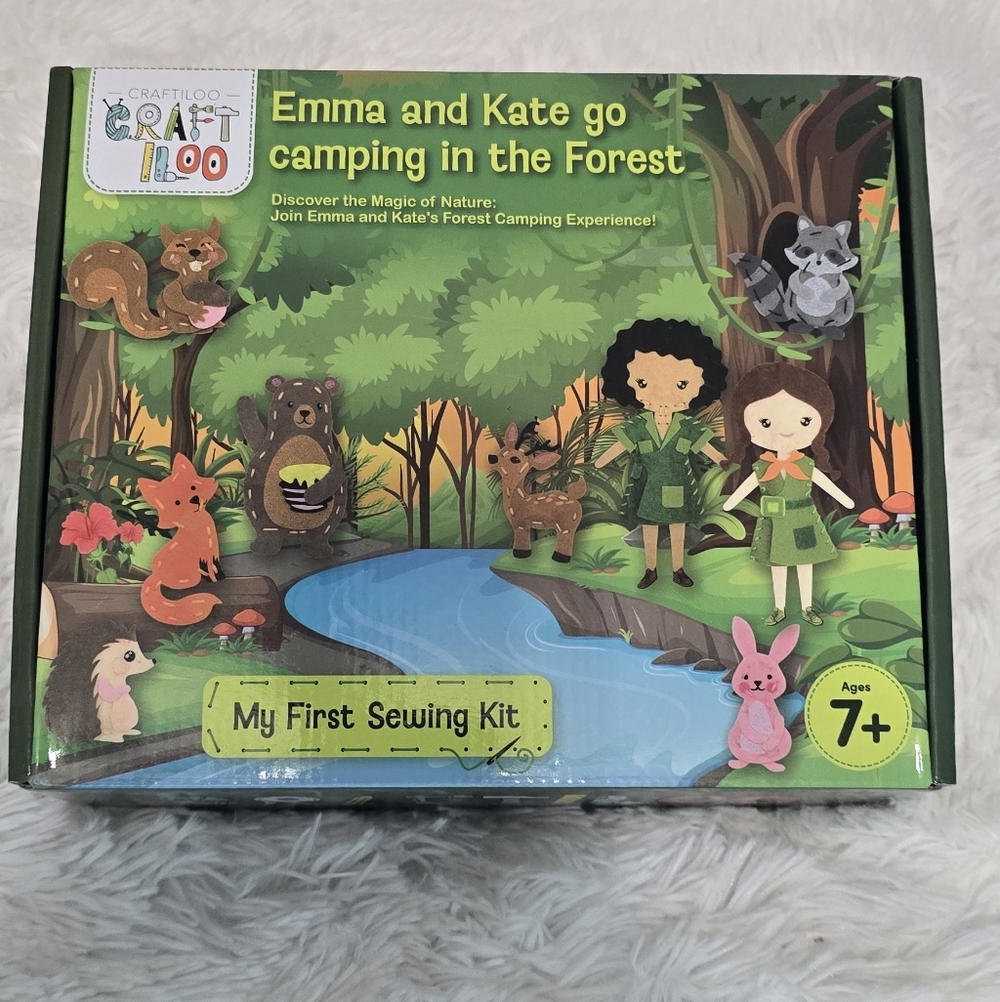 CraftiLoo “Emma and Kate Go Camping in the Forest” – My First Sewing Kit